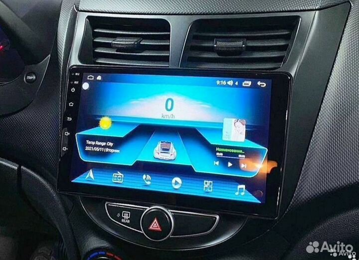 Hyundai Solaris Android магнитола IPS DSP