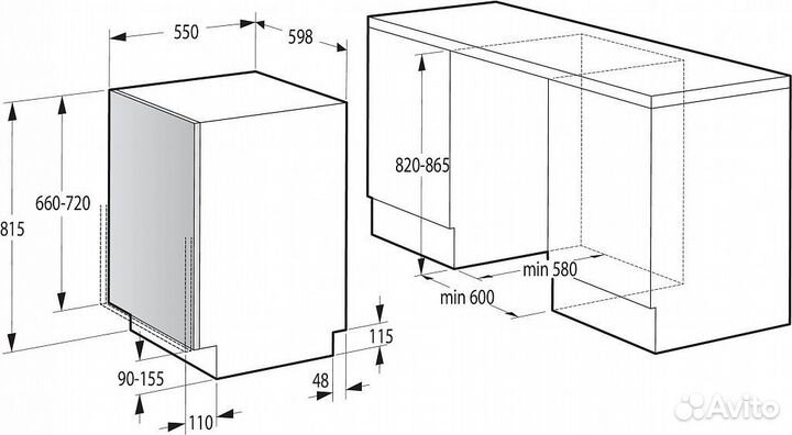 Посудомоечная машина gorenje GV61212