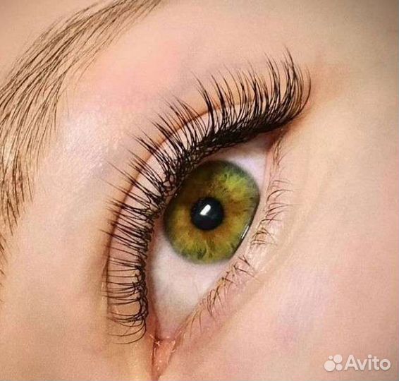 Наращивание ресниц, коррекция бровей