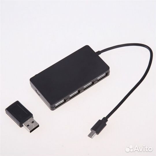 Micro usb otg hub для смартфона, планшета,пк