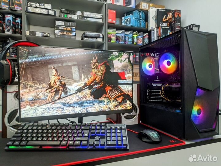 Игровой пк под заказ Core i5-12400F + RTX 3060Ti 8