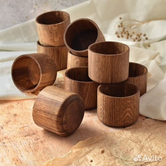 Деревянные подстаканники / формы для свечей