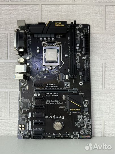 Материнская плата gigabyte GA-H110-D3A