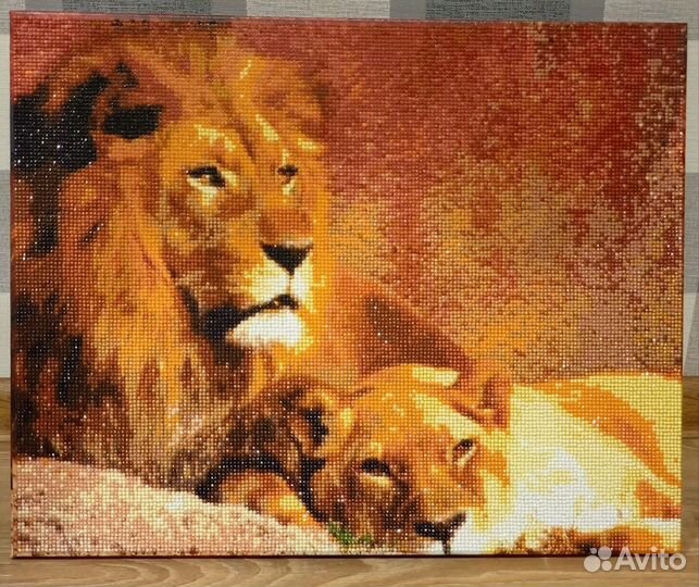 Готовая алмазная картина 