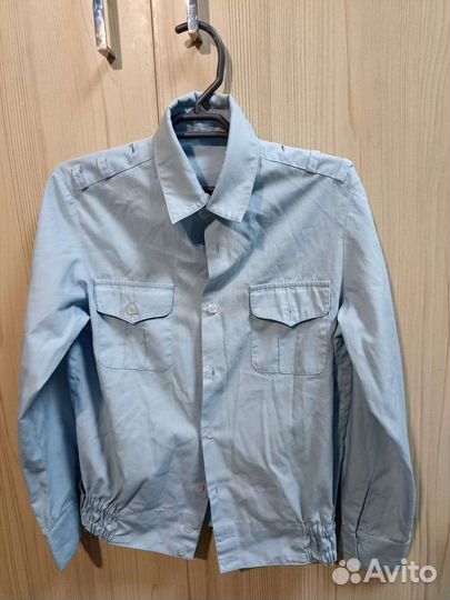 Кадетские рубашки,раз.134,2 штуки