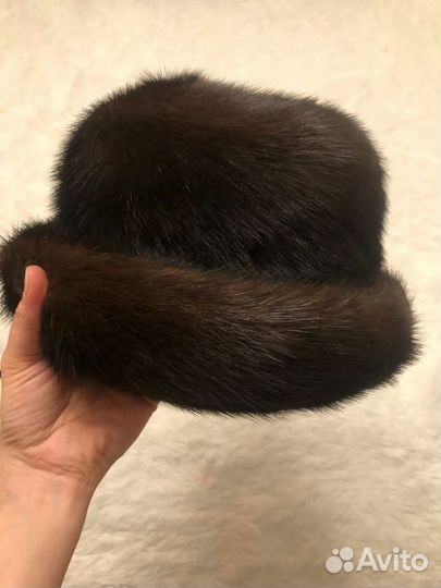 Шапка норковая женская