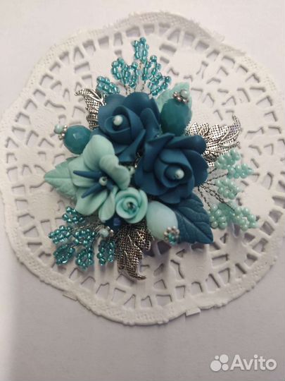 Брошь ручной работы