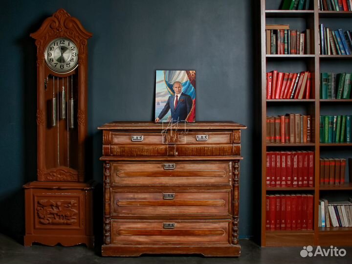 Портрет Путина 30х40 на холсте