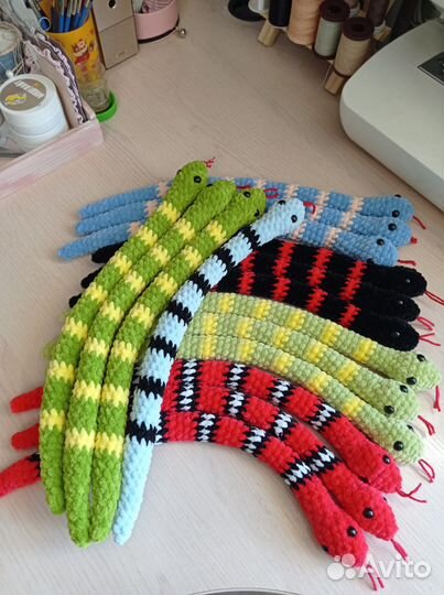 Мягкая игрушка змея