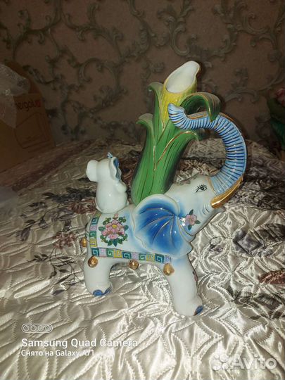 Слон ваза для цветов