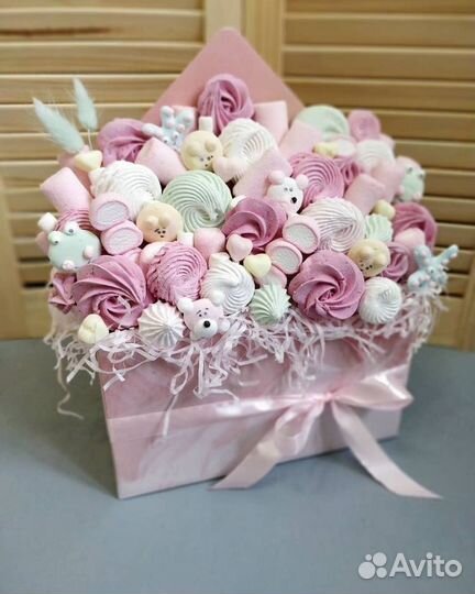 Съедобные сладкие букеты