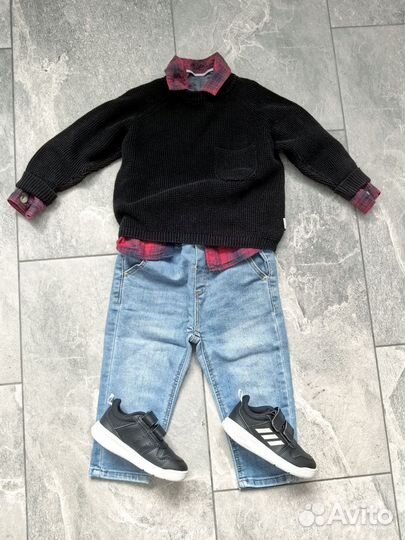 Рубашка, джинсы