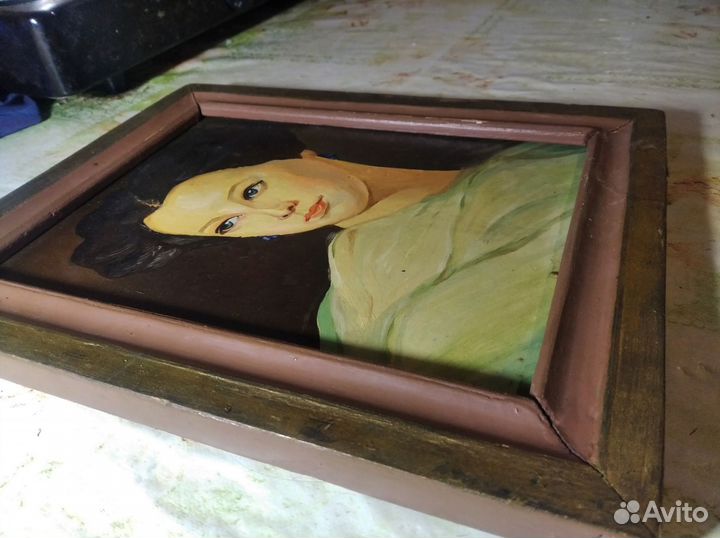 Живопись Картина Масло Портрет Женщины