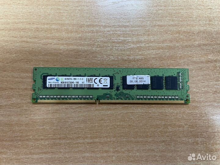 Оперативная память Samsung DDR3 ECC 8Gb 1600Mhz