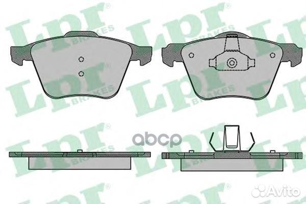 Колодки тормозные ford S-MAX 2.0D-2.2D/volvo S6