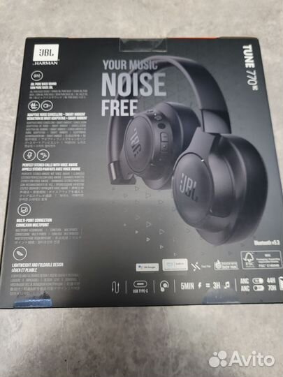 Беспроводные наушники JBL tune 770 nc