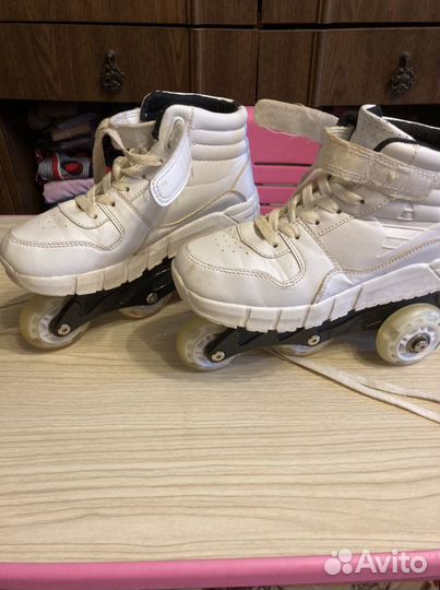 Роликовые кроссовки 35