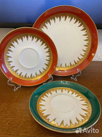 Блюдце и десертная тарелка Wallendorf