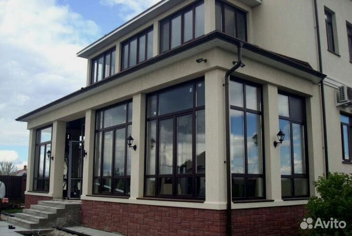 Алюминиевые окна теплые