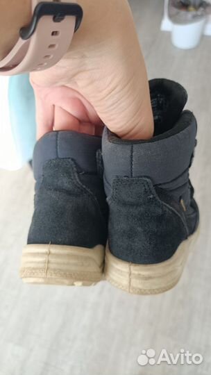 Зимние сапоги детские ecco