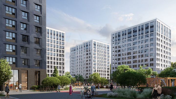 2-к. квартира, 61,1 м², 11/13 эт.