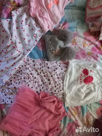 Вещи пакетом для девочки 80-98