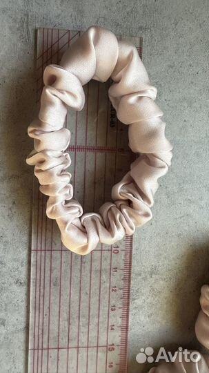 Набор резинок для волос из фуляра (шелк)