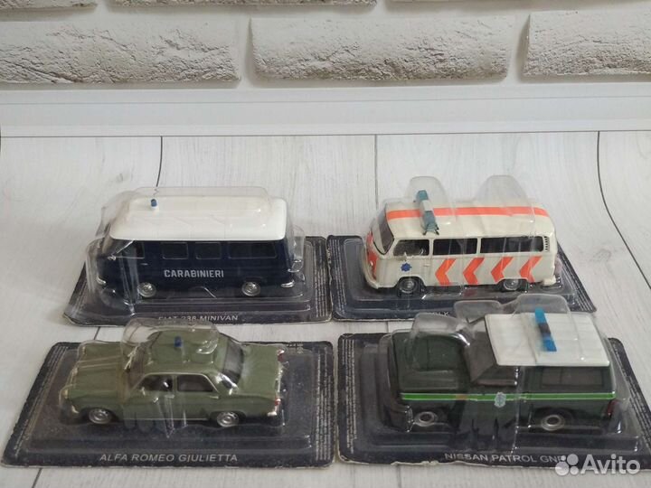 Полицейские машины мира 1:43