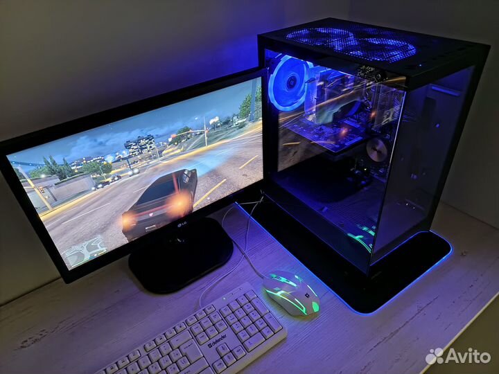 Игровой компьютер intel i3 /nVidia GT 1030+Монитор