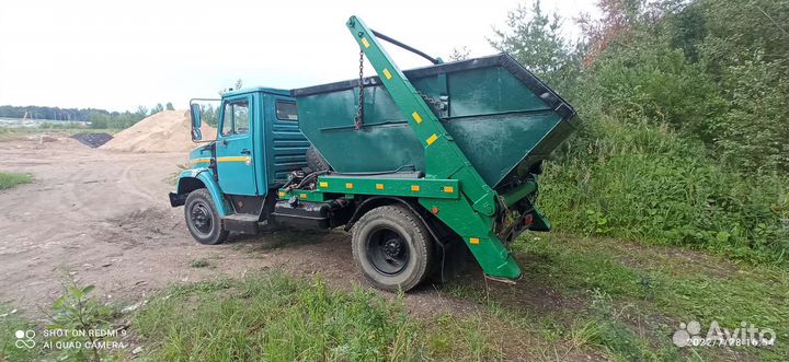 Вывоз мусора контейнером 8 м3
