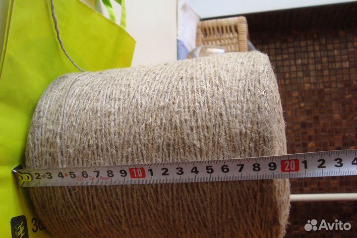 Джут, джутовый канат 1 мм