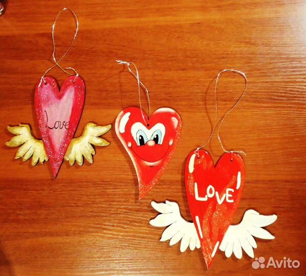 Сердечки к 14 февраля или в подарок