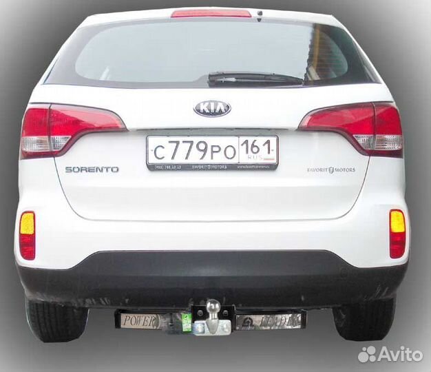 Фаркоп hyundai santa FE,KIA sorento 4 H224-F(N)