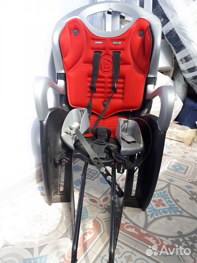 Детское кресло для велосипеда на багажник