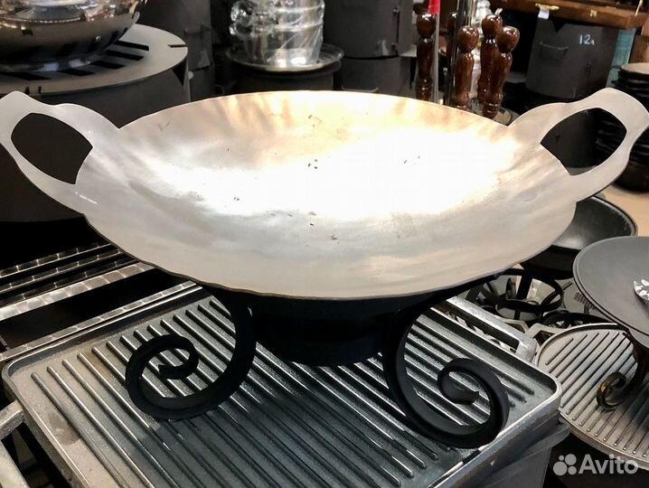 Садж с подставкой металлический 35см,40см