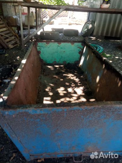 Корыто металлическое сделано под люльку мотоцикла