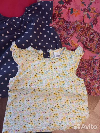 Вещи пакетом на девочку 80-86 next