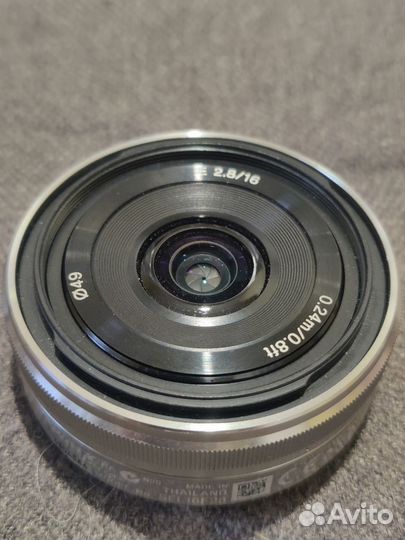 Объектив sony 16 2.8