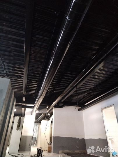 Безвоздушная покраска. Фасады, стены, потолки