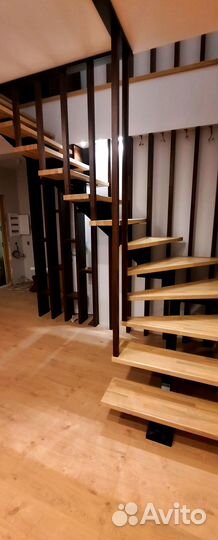 Лестница на металлокаркасе на весь срок службы дома