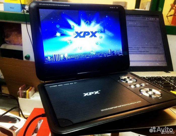 DVD Плеер + TV-Тюнер + Игры + Радио FM + Экран 360