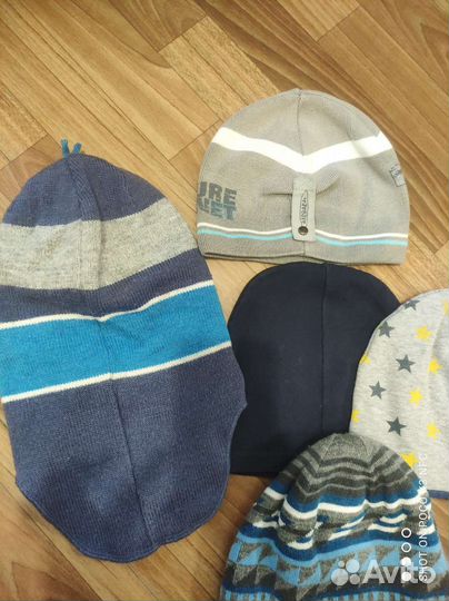 Шапочки на мальчика (пакетом)