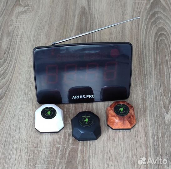 Кнопки вызова официанта модель Бургер и табло