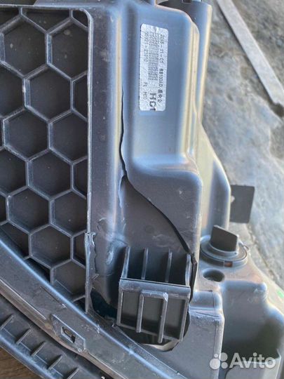 Передняя левая фара Хендай Солярис 2