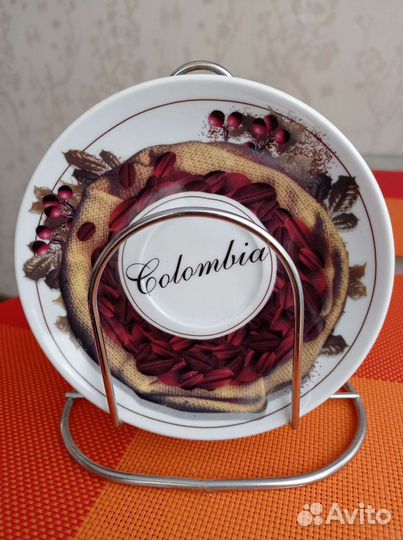 Посуда :кофейные пары со стойкой