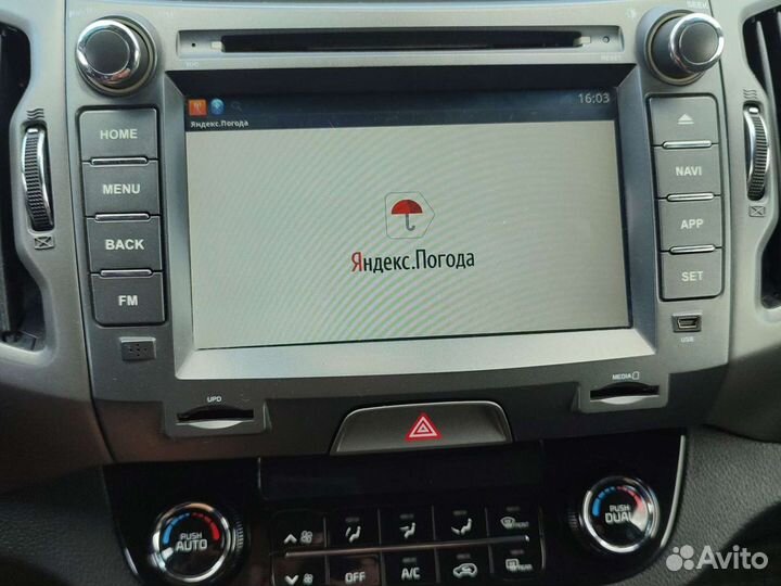 Магнитола Android на KIA Sportage