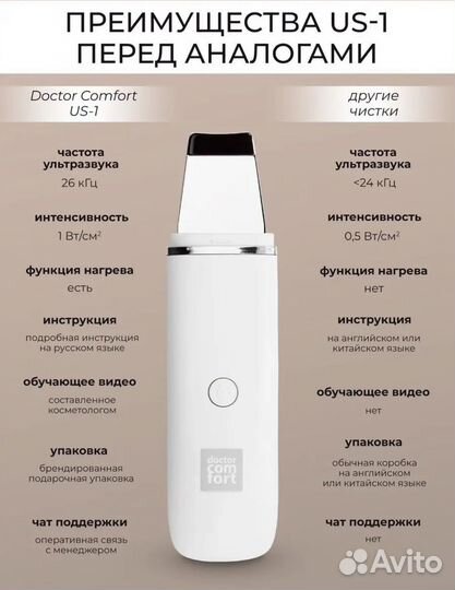 Ультразвуковой аппарат для чистки лица