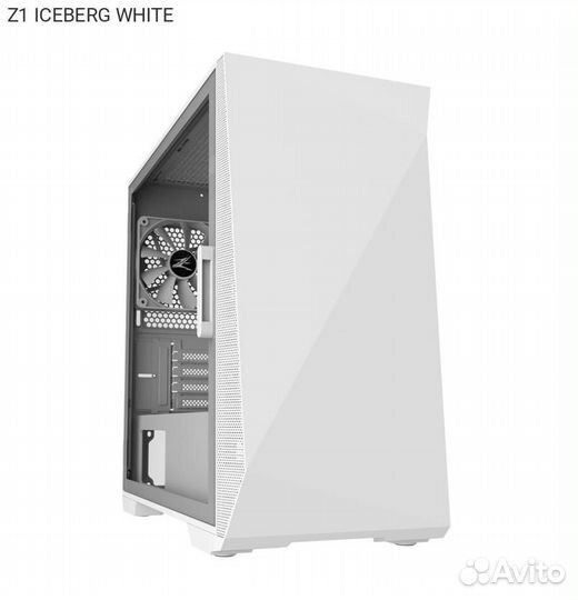 Корпус Zalman Z1 iceberg Miditower Без бп белый, Z