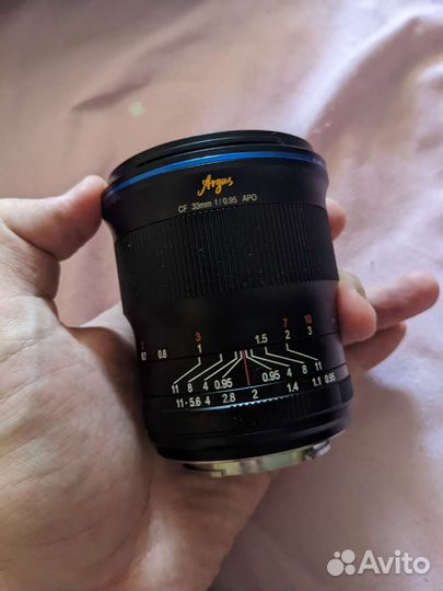 Laowa Argus 33mm f/0.95 CF APO Sony E