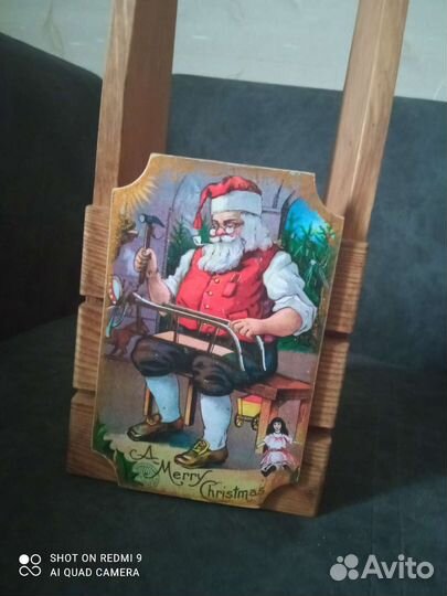 Новогодняя подставка под шампанское, вино